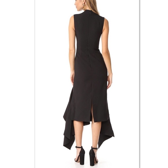 SOLACE LONDON ‘Klara’ Ruffle Hem Dress - Picture 5 of 7